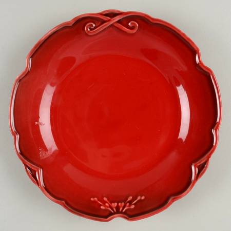 NCE5-Red Salad Plate
