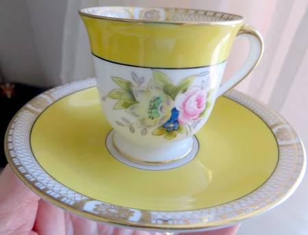 N4518 Footed Demitasse Cup & Saucer Set