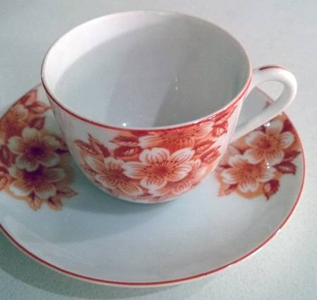 N4981 Flat Cup & Saucer Set