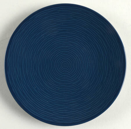 NoN Swirl (Navy on Navy) Appetizer Plate