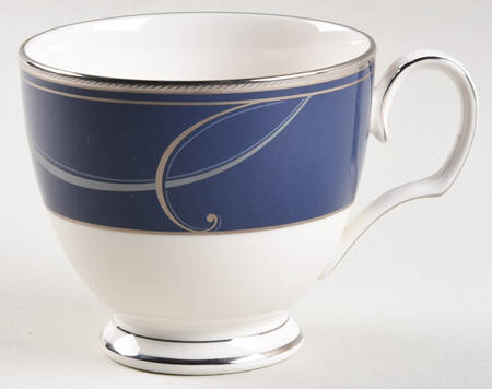 Platinum Wave Indigo Footed Cup