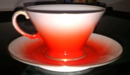 N4559 Footed Cup & Saucer Set