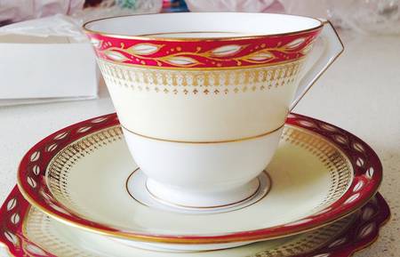 N5006 Footed Cup & Saucer Set
