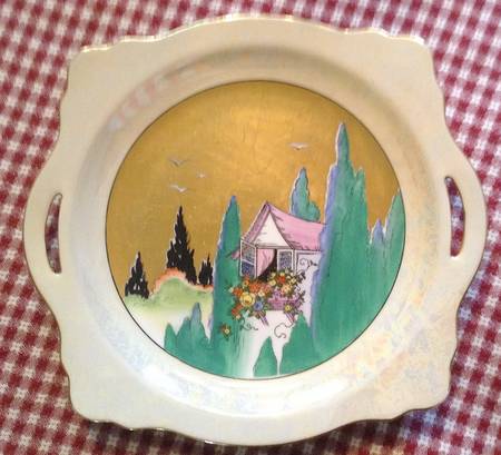 N4564 Square Handled Cake Plate