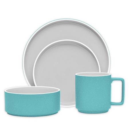 Colortrio Turquoise Dinner Plate