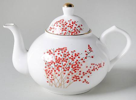 Red Berry Teapot & Lid