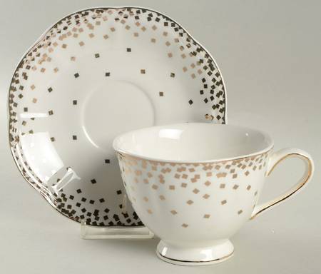 NMH17 Footed Cup & Saucer Set