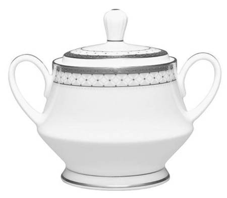 Rochester Platinum Sugar Bowl & Lid