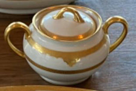Hyacinth Sugar Bowl & Lid