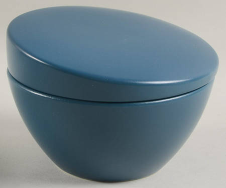 Orbit Aurora Blue Sugar Bowl & Lid