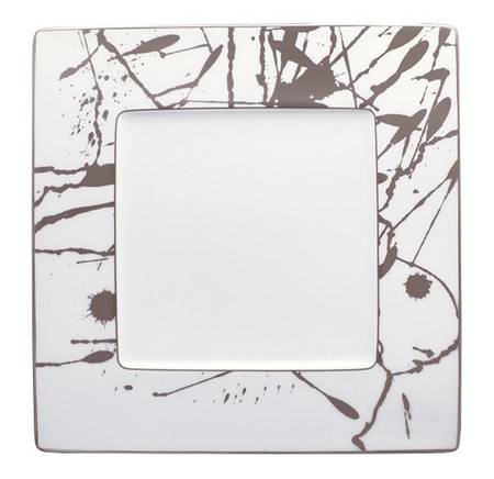 Raptures Platinum Square Dinner Plate