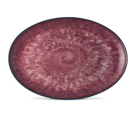 Colorkraft Essence Garnet 16" Oval Serving Platter