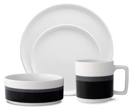 Colorstax Stripe Black by Noritake