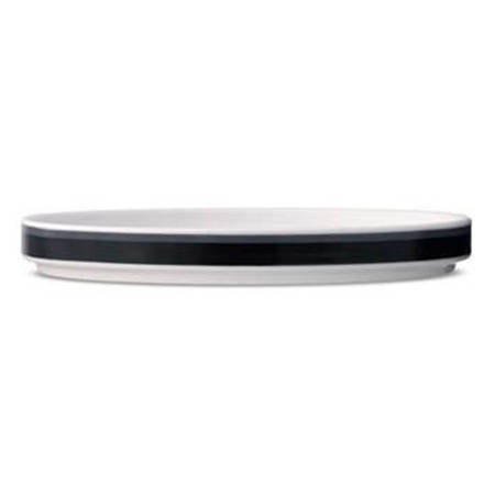 Colorstax Stripe Black Salad Plate