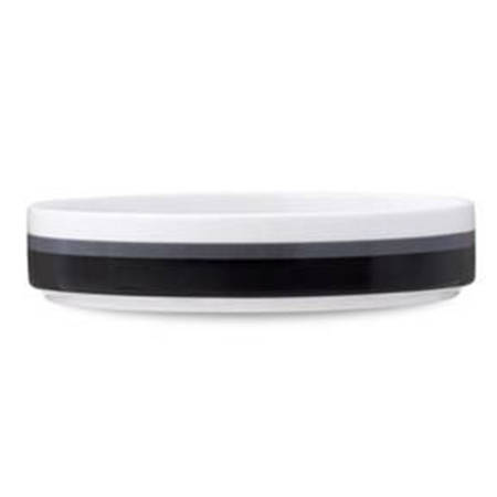 Colorstax Stripe Black 7" Deep Plate
