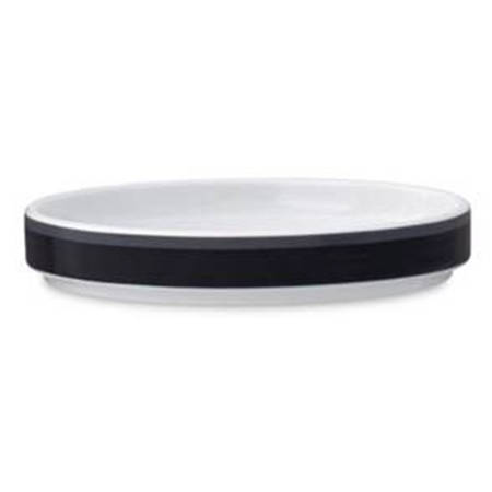 Colorstax Stripe Black Bread & Butter Plate
