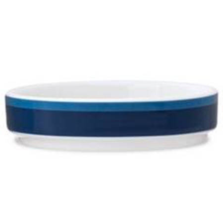 Colorstax Stripe Blue 3" Mini Plate