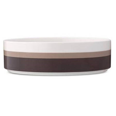 Colorstax Stripe Brown 10" Round Serving Bowl