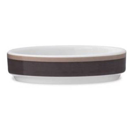 Colorstax Stripe Brown 3" Mini Plate