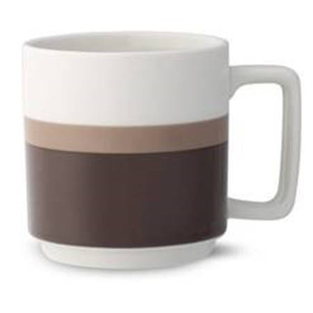 Colorstax Stripe Brown Mug