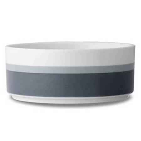 Colorstax Stripe Grey Soup/Cereal Bowl