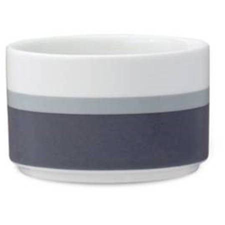 Colorstax Stripe Grey 3" Mini Bowl