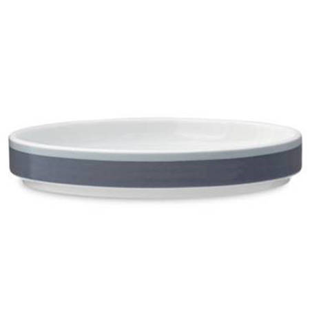 Colorstax Stripe Grey Bread & Butter Plate