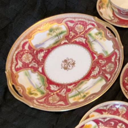 N5071 Handled Cake Plate