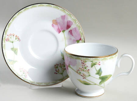 Poppy Place Footed Cup & Saucer Set