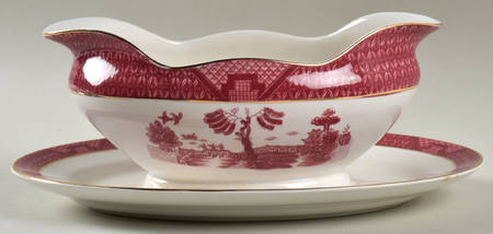 NIK133 Gravy Boat with Attached Underplate