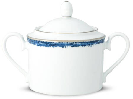 Blue Rill Sugar Bowl & Lid