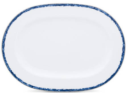 Blue Rill 14" Oval Serving Platter