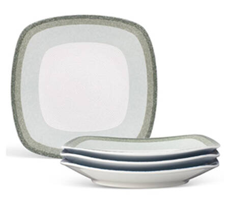 Colorscapes Layers Sage Square Salad/Dessert Plate