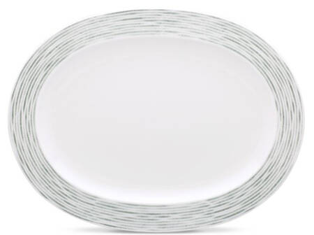 Hammock Green 14" Oval Serving Platter