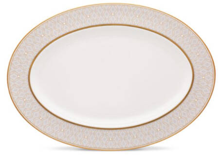 Noble Pearl 14" Oval Serving Platter