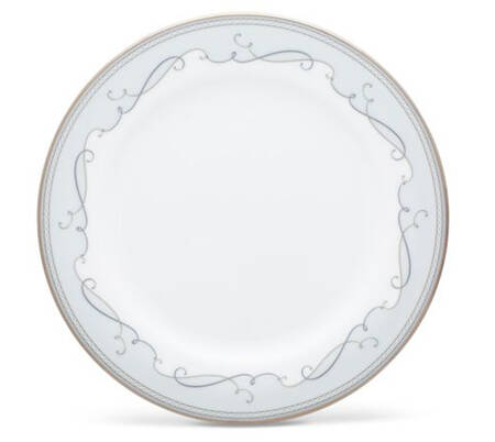 Satin Flourish Salad Plate