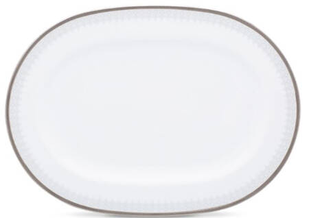 Silver Colonnade 14" Oval Serving Platter