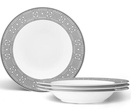 Infinity Graphite Rim Soup Bowl