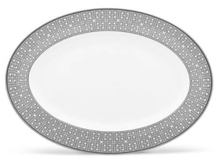 Infinity Graphite 16" Oval Serving Platter