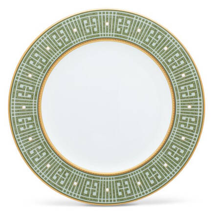 Infinity Green Gold Salad Plate