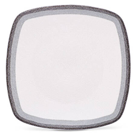 Colorscapes Layers Charcoal Square Dinner Plate