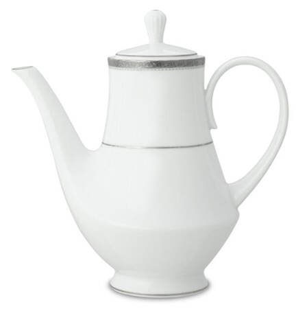 Charlotta Platinum Coffee Pot & Lid