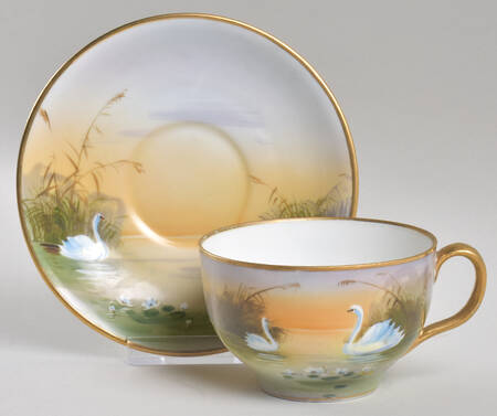 N5099 Flat Cup & Saucer Set