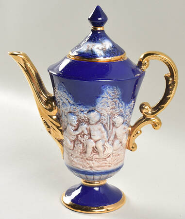 Cherub Coffee Pot & Lid