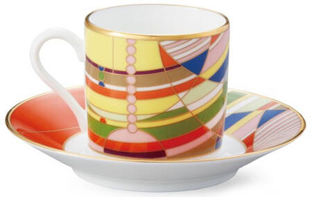 March Balloons Espresso Cup and Saucer Set