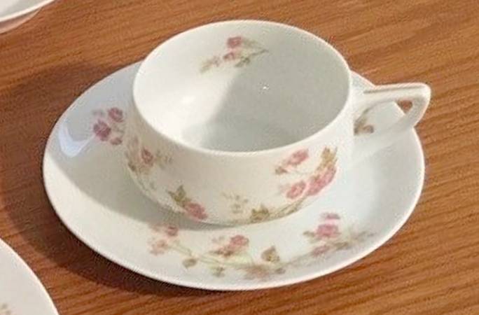 OSG116 Flat Cup & Saucer Set