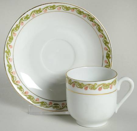 OSG32 Flat Demitasse Cup & Saucer Set by Oscar & Edgar Gutherz