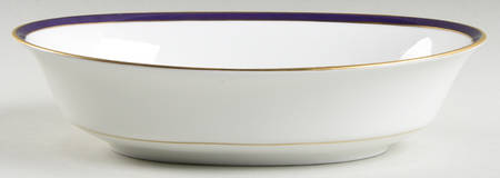 Annapolis Blue 10" Oval Vegetable Bowl