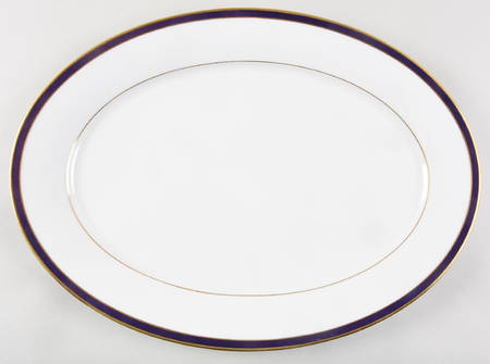 Annapolis Blue 16" Oval Serving Platter by Oxford (Div of Lenox)