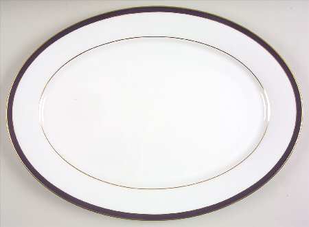 Annapolis Blue 16" Oval Serving Platter